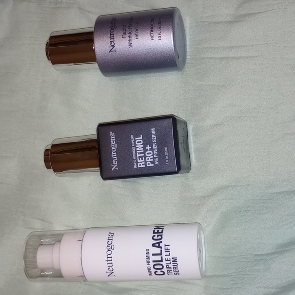 Neutrogena rapid-firming collagen lip serum pro retinol power serum and rapid wr